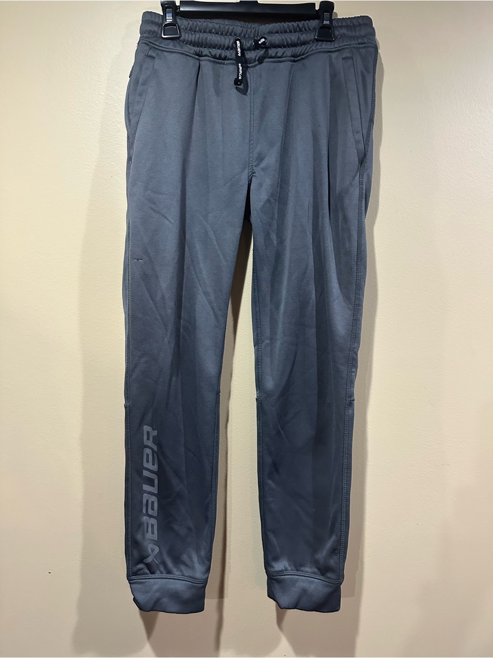 Bauer Youth Gray Athletic Jogger Pants